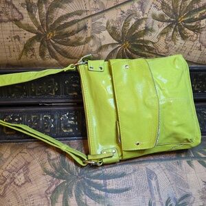 Emilie M Green Crossbody Bag